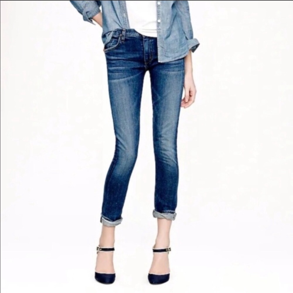 J. Crew X GOLDSIGN Jenny High Rise Skinny Jeans